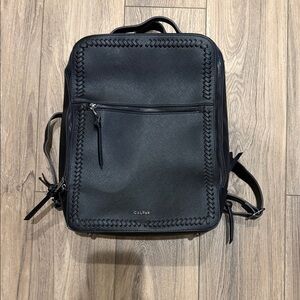 CALPAK Black Women’s Backpack with Braided Detail